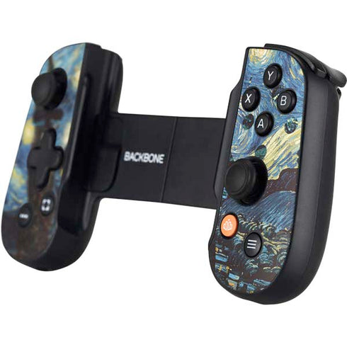 van Gogh - The Starry Night by Van Gogh Backbone One for iPhone Game Controller Skin